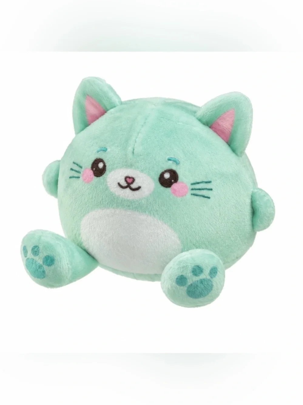 Squishy Top Trenz Super Duper Sugar Squisher Plush Fiona Kitten Cat Mint Green